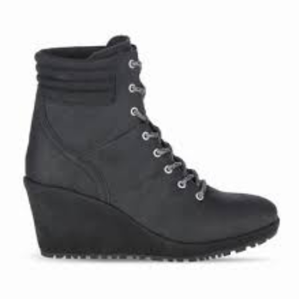 Merrell Tremblant Wedge Boots Waterproof Leather Lace Up